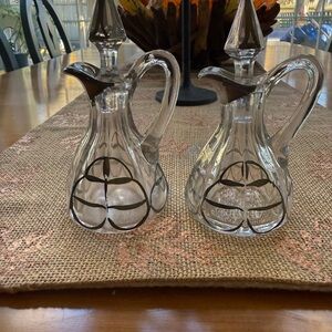 Vintage Cruets & Avon Trinket Tray